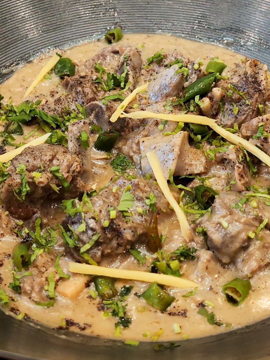 White Karahi Lamb